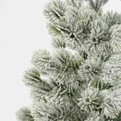House of Seasons Kunstkerstboom in Jute - H55 x Ø25 cm - Groen Frosted