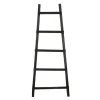House of Seasons Ladderrek - L29 x B49 x H119 cm - Zwart