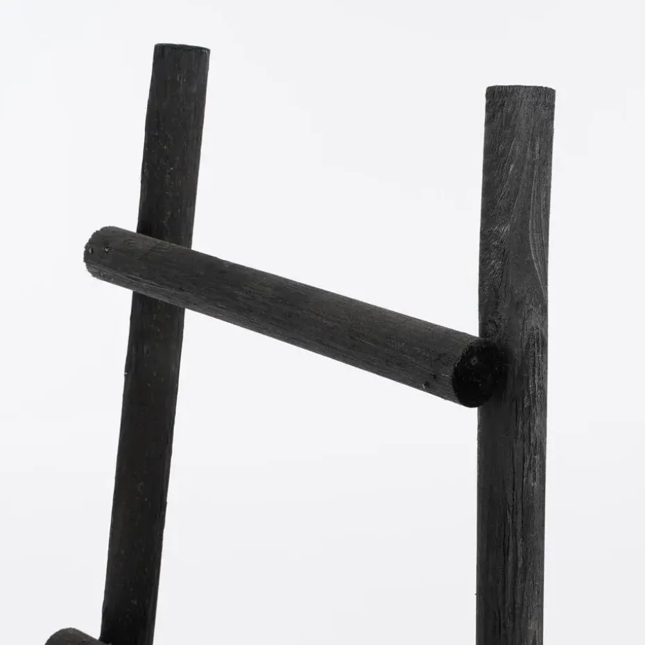 House of Seasons Ladderrek - L29 x B49 x H119 cm - Zwart