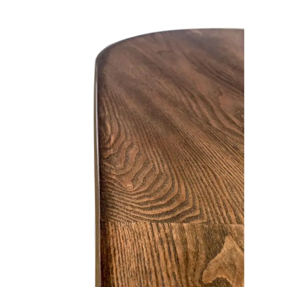 Housecraft Denise Consoletafel/ Wandtafel Hout 121x 91 cm Bruin/ Goud