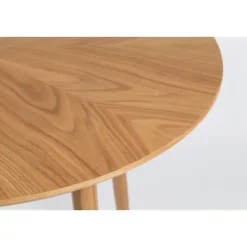 Housecraft Fabio Eettafel Rond Hout 100 cm Naturel