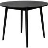 Housecraft Fabio Eettafel Rond Hout 120 cm Zwart