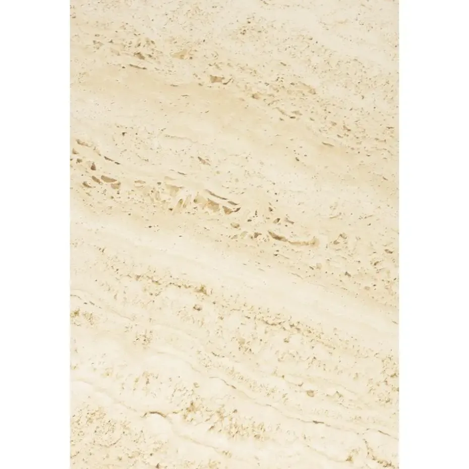 Housecraft Karula Bijzettafel Travetin-Look 60x60 cm Hoog Beige