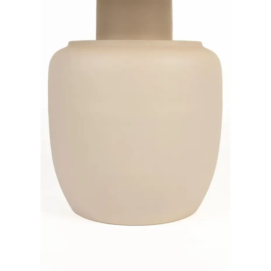 Housecraft Karula Bijzettafel Travetin-Look 60x60 cm Hoog Beige