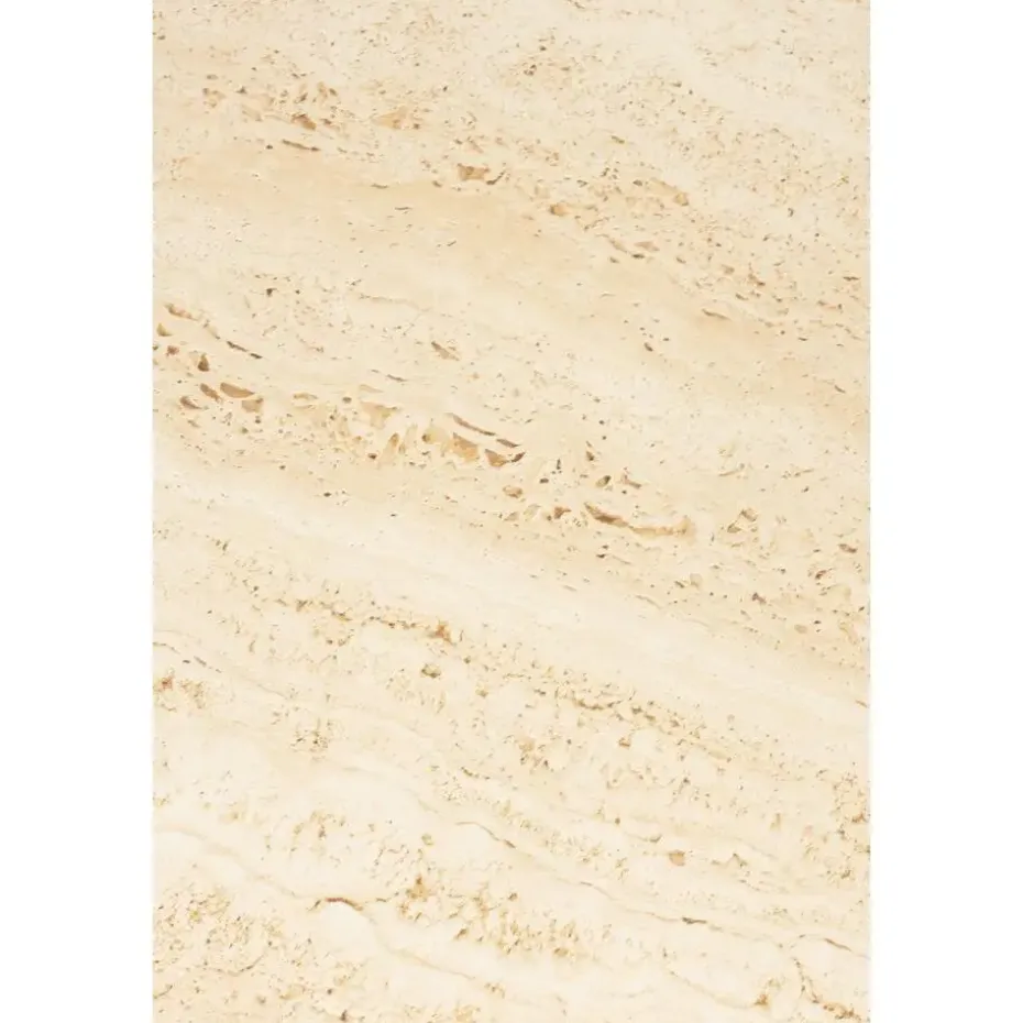 Housecraft Karula Bijzettafel Travetin-Look 60x60 cm Hoog Beige