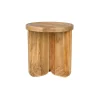 Housecraft Maeze Bijzettafel Hout Rond 40 cm - Bruin