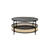 Housecraft Makoto Salontafel Rond 80x80 cm Zwart