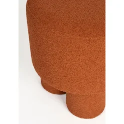 Housecraft Marcos Kruk/ Poef Bouclé Rood/ Bruin