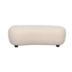 Housecraft Noxx Hocker Teddy stof Wit
