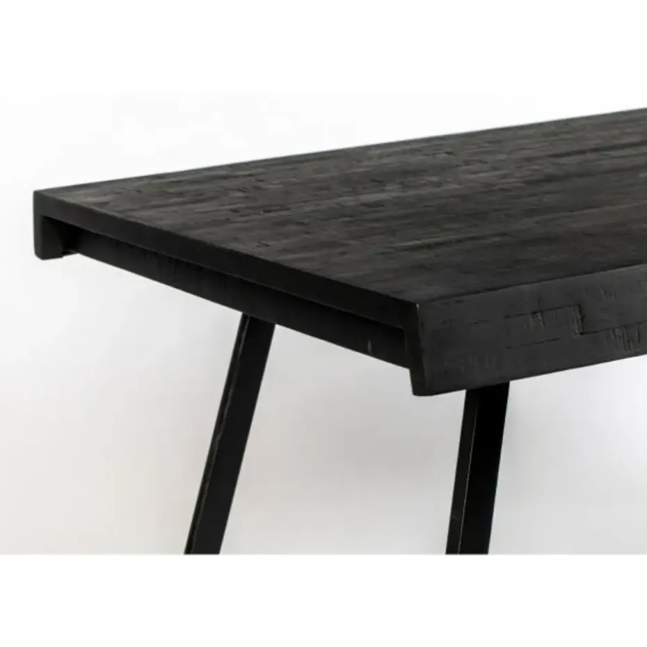 Housecraft Suri Eettafel Hout 160x78 Zwart