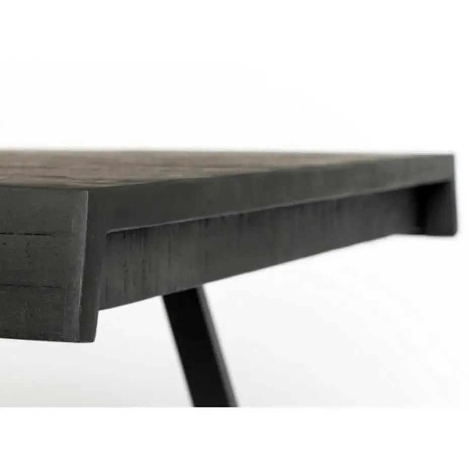 Housecraft Suri Eettafel Hout 160x78 Zwart