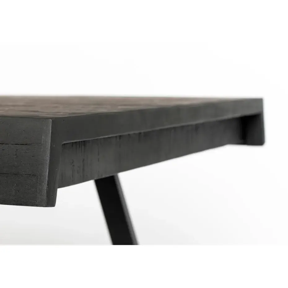 Housecraft Suri Eettafel Hout 160x78 Zwart