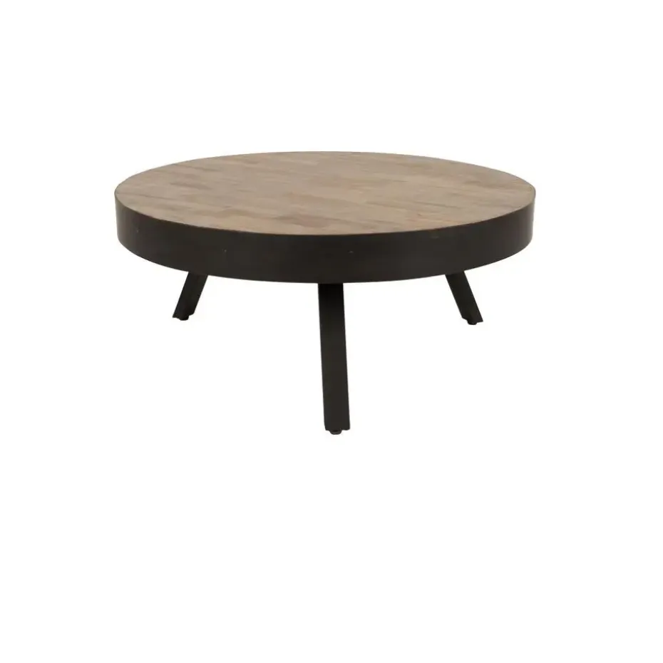Housecraft Suri Salontafel Rond Hout Teak 70 cm Bruin