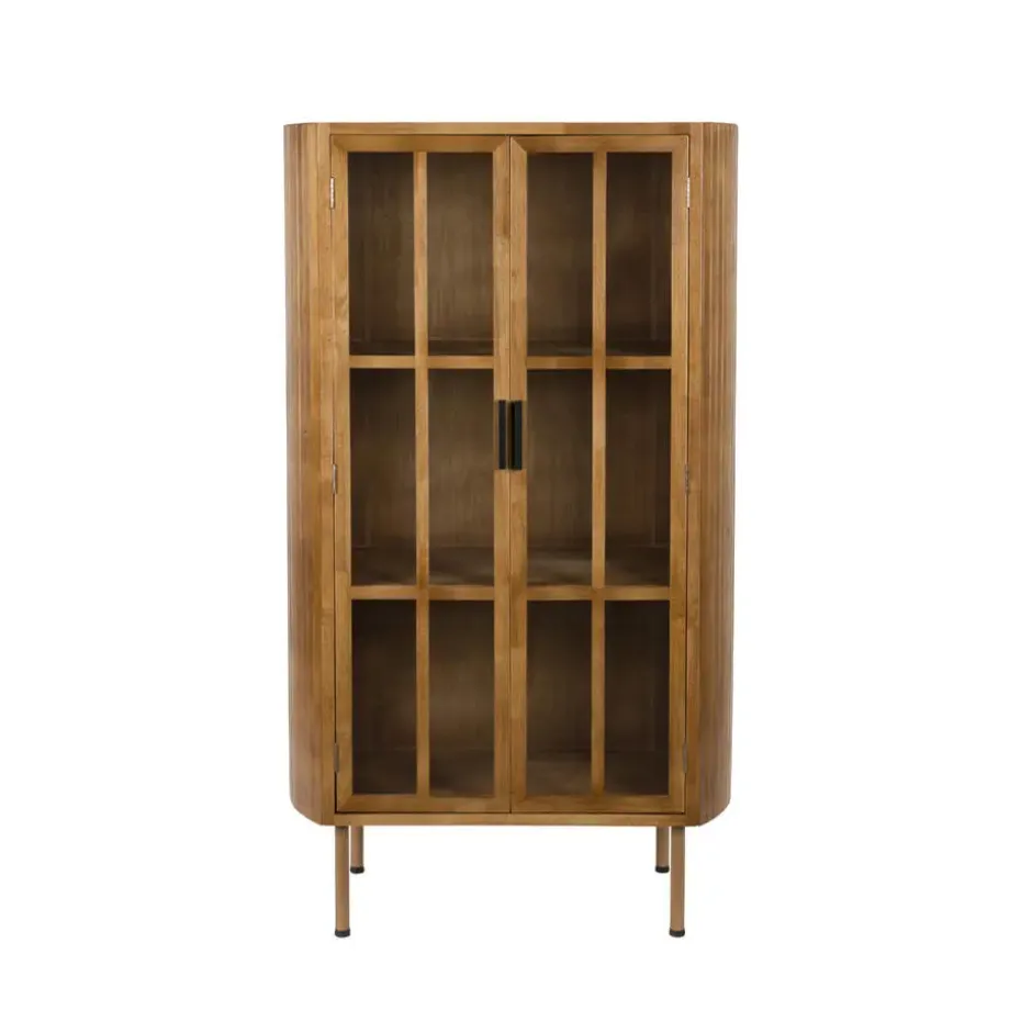 Housecraft Yaz Kast Hoog Hout - Bruin