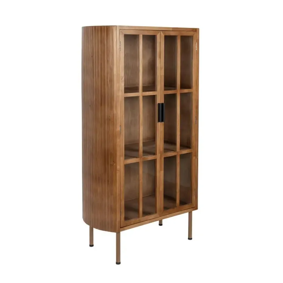 Housecraft Yaz Kast Hoog Hout - Bruin