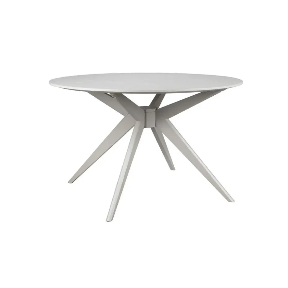 Housecraft Zeme Eetkamerstafel Rond 122 cm Hout Beige