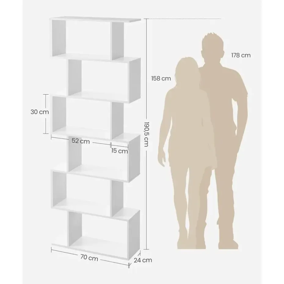 Houten Boekenkast Standaardplank Boekenrek - Boekenkasten