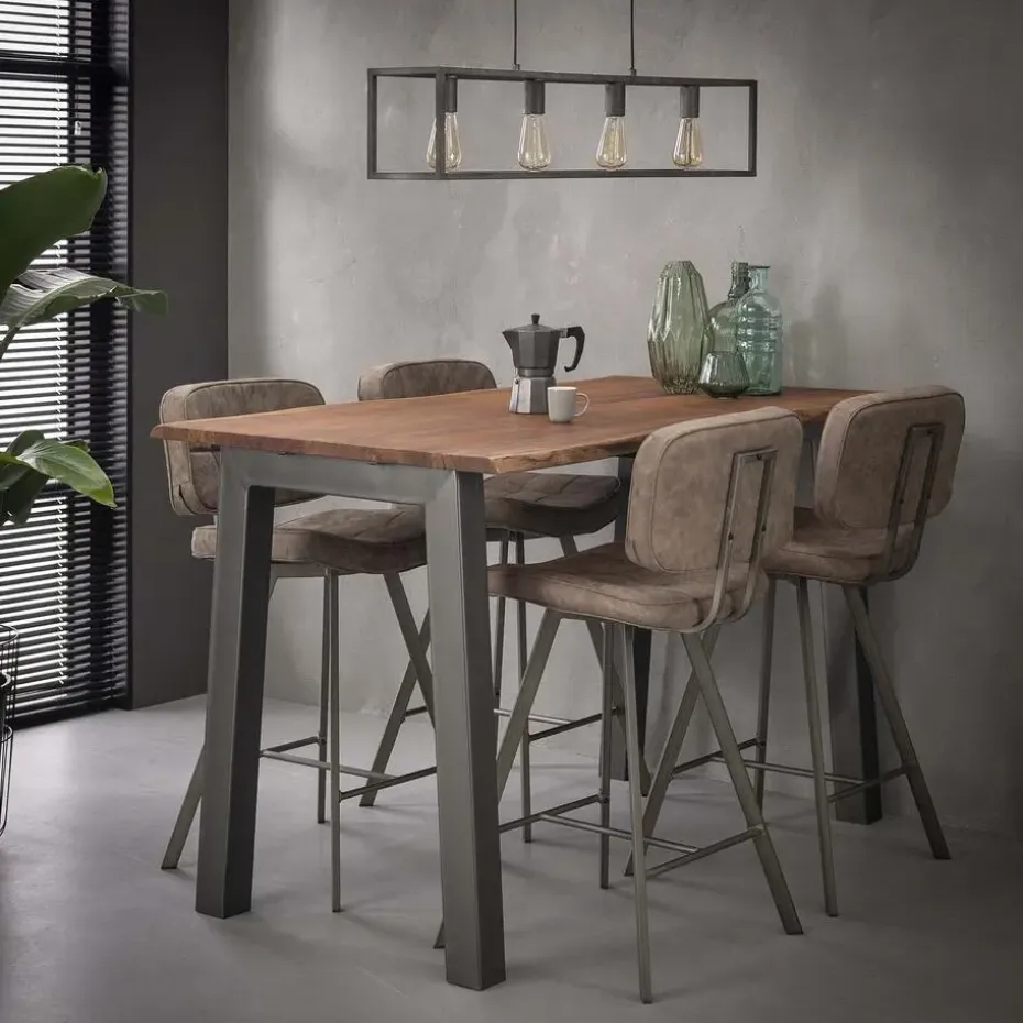 Hoyz - Bartafel Edge - 80x147x92 - 4 Personen - Hout
