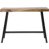 Hoyz - Bartafel Live Edge - 125cm Breed - 4 Personen - Hout - Bruin