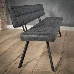 Hoyz - Eetkamerbank 180 cm - Kunstleer - 4 Personen