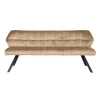 Hoyz - Eetkamerbank Raster - 180cm Breed - 3 Personen - Champagne