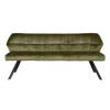 Hoyz - Eetkamerbank Raster - 180cm Breed - Groen