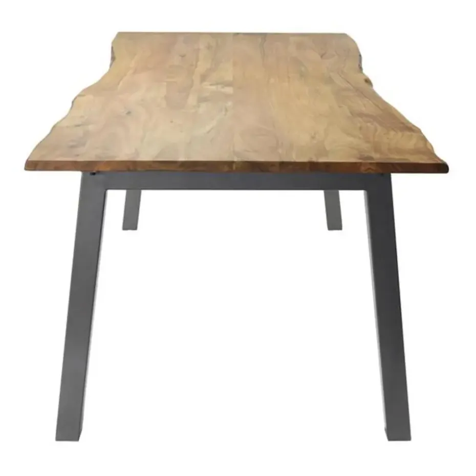 Hoyz - Eetkamertafel Edge - Bruin - Hout - 180x90x76