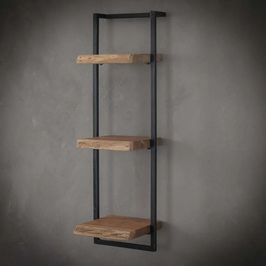 Hoyz - Wandplank Edge - 30cm - Acaciahout - Bruin