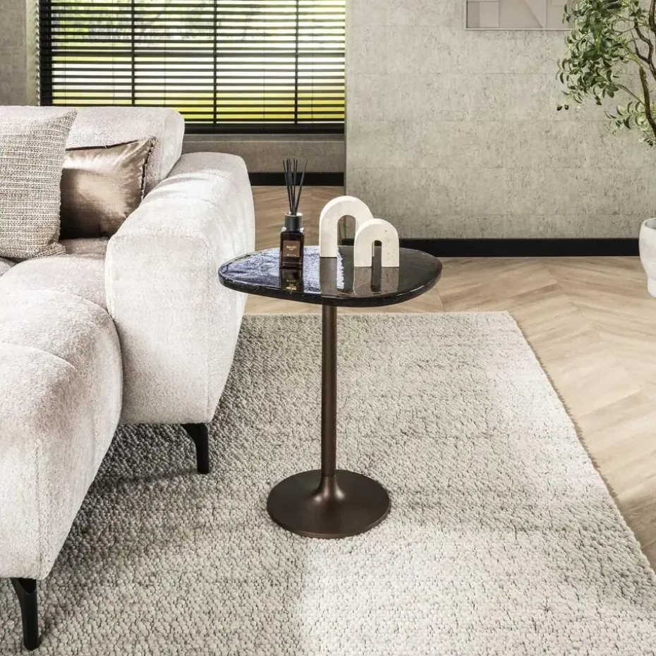 Hoyz Collection - Bijzettafel Eclipse M - Koper Antiek Finish