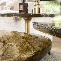 Hoyz Collection - Bijzettafel Eclipse M - Goud Antiek Finish