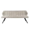 Hoyz Collection - Eetkamerbank Raster - Boucle Zandkleur