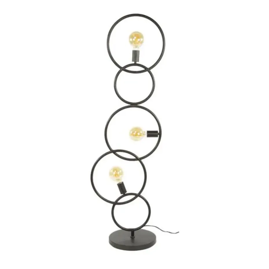 Hoyz Collection - Vloerlamp Loop 3-lichts - Artic Zwart
