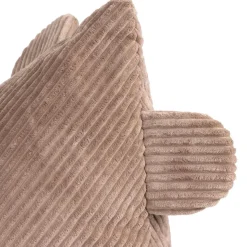 icon - Kinderzitzak Stoel Teddybeer - Ribfluweel - Bruin