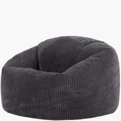 icon - Kingston XL Zitzak Fauteuil - Ribfluweel - Houtskool