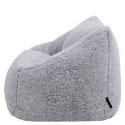 icon Kindersitzakken Teddybeer - Fleece Zitzak - Grijs