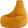 icon Kinderzitzakken Dalton - Corduroy Zitzak - Geel