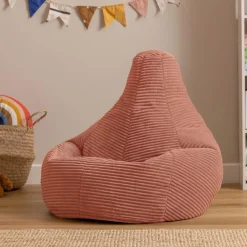 icon Kinderzitzakken Dalton - Corduroy Zitzak - Oud roze
