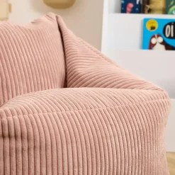 icon Kinderzitzakken Morgan - Corduroy Zitzak met Vulling - Oud roze