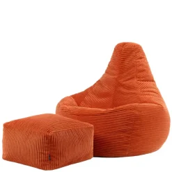 icon Zitzak en Poef Dalton - Corduroy Zitzak - Oranje