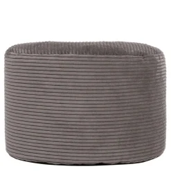 icon Zitzak en XL Poef Morgan - Corduroy Zitzak - Houtskool