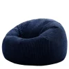 icon Zitzak Kingston - Corduroy Zitzak Volwassenen - Marineblauw