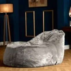 icon Zitzak Lounger Dream - Zitzak van Imitatiebont - Poolwolf