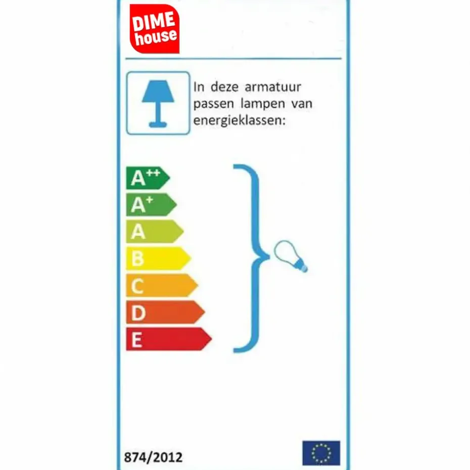 Industriele tafellamp Bame - 20x29x33 cm - Zilver - Zilverkleurig