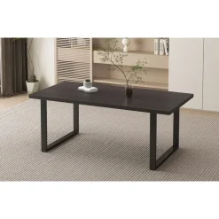 Interiax Eettafel 'Oliver' 180 cm Decor Donkerbruin