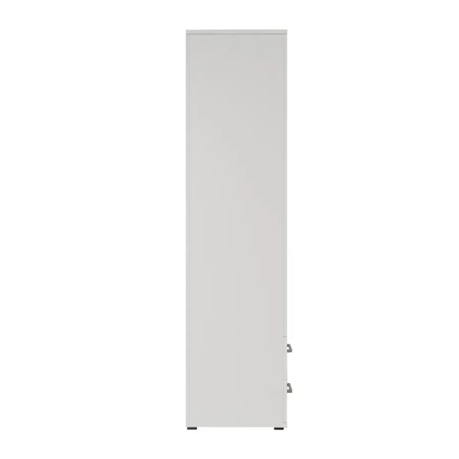 Interiax Kledingkast 'Lena' - Sonoma Eik - 4 Deurs - 185x160x52cm