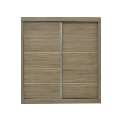 Interiax Kledingkast 'Mila' - Sonoma Eik - Schuifdeurkast - 197x182x52 cm
