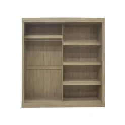 Interiax Kledingkast 'Mila' - Sonoma Eik - Schuifdeurkast - 197x182x52 cm