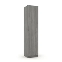 Interiax Kledingkast 'Mila' - Grijze Eik - 1 Deurs - 180x40x42 cm