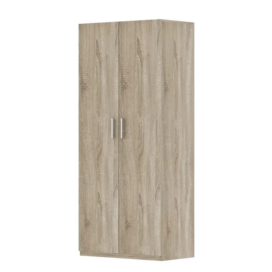 Interiax Kledingkast 'Mila' - Sonoma Eik - 2 Deurs - 180x80x42 cm