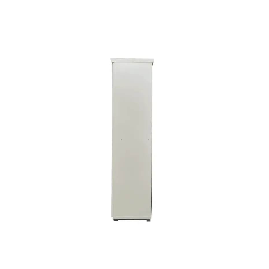 Interiax Kledingkast 'Mila' - Wit - 4 Deurs - 183x120x52cm